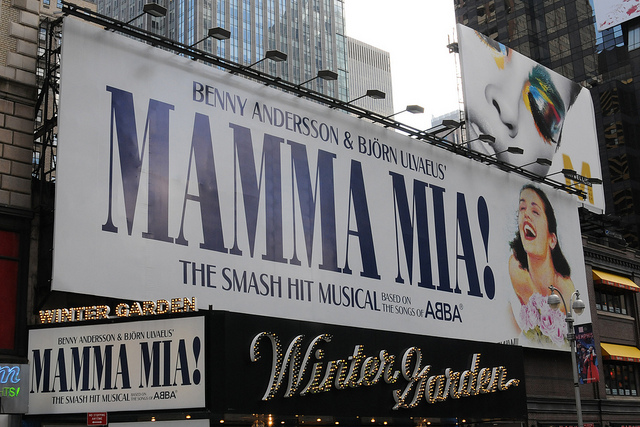 Mamma Mia op Broadway. Bron: Flickr, Broadway Tour