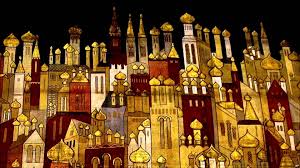 Met dank aan Natalia Goncharova die dit ontwierp als decor voor de Firebird Suite